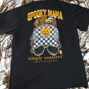 Simply Southern Spooky Mama pumpkin T shirt